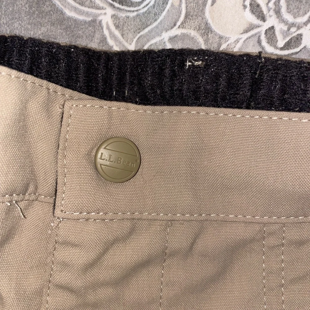 L.L. Bean elastic waist vintage trail hiking shorts L